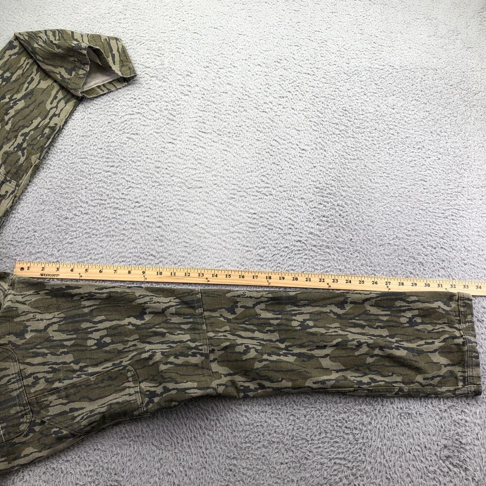 Columbia Pants Mens 34x34 Green Camo Cargo Relaxed Straight PFG Outdoor Hunting